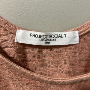 PROJECT SOCIAL T, Size Large, Like new, Pink